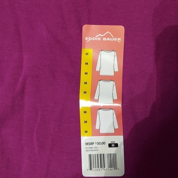 EDDIE Bauer Long Sleeve t-shirt Size M - Picture 2 of 4